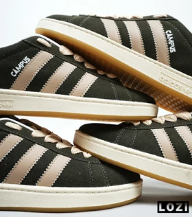 کفش کتانی بزرگ پا یشمی کرم ADIDAS Campus مدل 5167