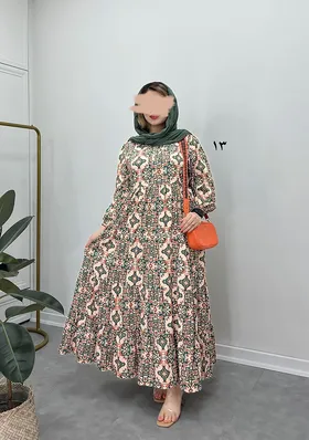 پیراهن مانتویی رونیکا (ایراد دار)