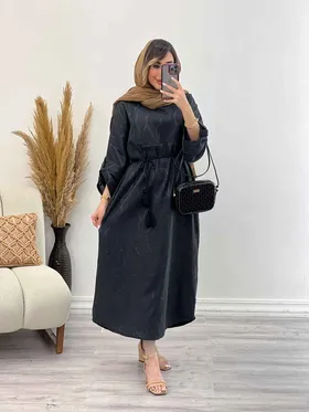 پیراهن بلند مغزی دوزی