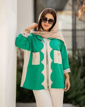 مانتو شومیزی لینن دخترانه کد 1213