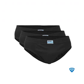 شورت اسلیپ پنبه کش لیفه ای (پک 3 عددی) مشکی