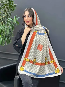 شال گوچی طرح شطرنجی