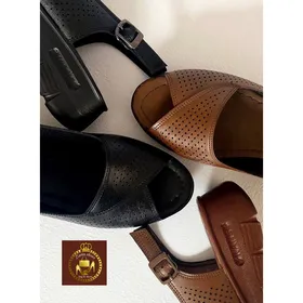 صندل لژدار طبی رکابدار بزرگپا زنانه مدل آتوسا