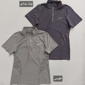 تیشرت باشگاهی نیم زیپ 36 تا 46