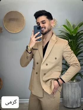 کت و شلوار مردانه دبل برست
