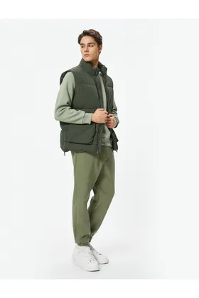 شلوار ورزشی Jogger با دور کمر توری و جزئیات جیب 5WAM40002MK