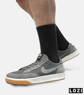 کفش کتانی مردانه طوسی NIKE SB