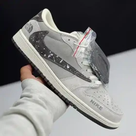 کفش نایک جردن وان لو تراویس اسکات نورث فیس Jordan 1 Low Travis Scott x North Face