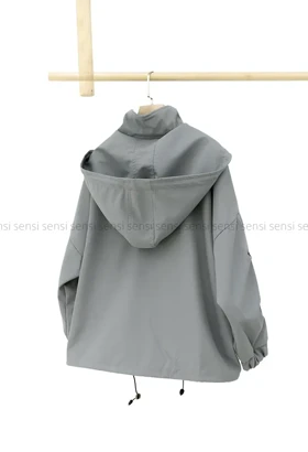 کاپشن سانتانا کلاه دار کد1004762