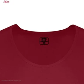 زیرپوش آستین دار مردانه برهان تن پوش زرشکی مدل 1002 بسته 3 عددی