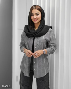 مانتو شومیزی مدل ایلایدا کد 2206