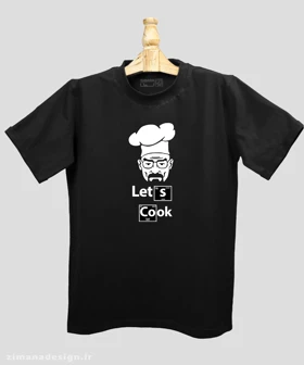 تیشرت مردانه و زنانه مدل بریکینگ بد Lets Cook