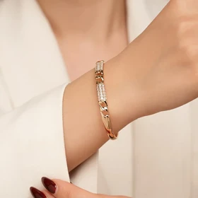 دستبند زنانه ژوپینگ طرح نگین