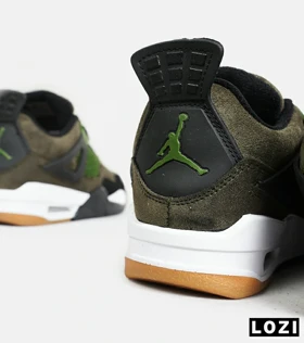 کتانی ساق‌دار بزرگ پا سبز Nike air jordan 4