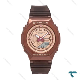 ساعت جی شاک GM-S2100 زنانه قهوه ای صفحه رزگلد G-shock-6379-L
