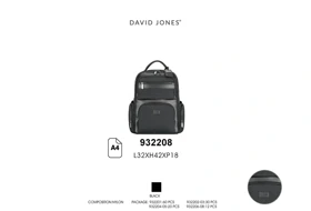 کوله پشتی مدل David Jones 932208