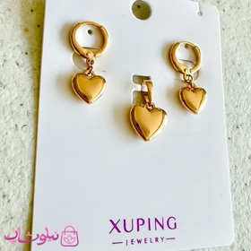 نیم ست زنانه ژوپینگ مدل قلب آینه ای کد 349