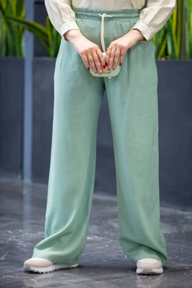 شلوار رایون کمر کش