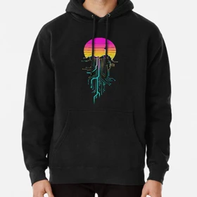 هودی طرح Synth Mountain Sunrise کد 18352