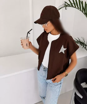 بامبر زنانه طرح ستاره ردا کد BZ001