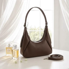 کیف ترند دوحالته دوشی و دستی (قهو‌ه ای)