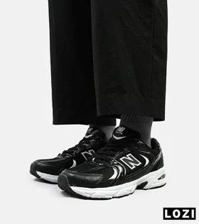 کفش کتانی مردانه و زنانه مشکی NEW BALANCE 530 مدل 4698