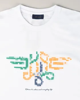 تیشرت طرح دار مردانه 2256