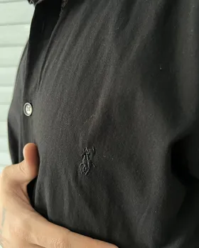 پیراهن پارچه لینن ترک POLO رنگ مشکی
