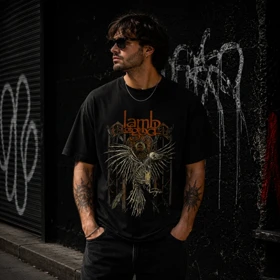 تیشرت طرح لمب آو گاد lamb of God کد 01