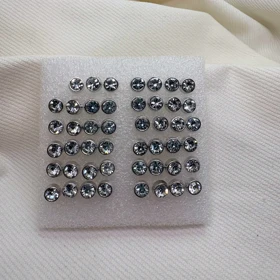 گوشواره میخی استیل مدل «تک‌نگین طبی» (فروش تکی/عدد) | مخصوص پیرسینگ