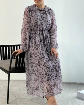 پیراهن حریر بلند کد 5097
