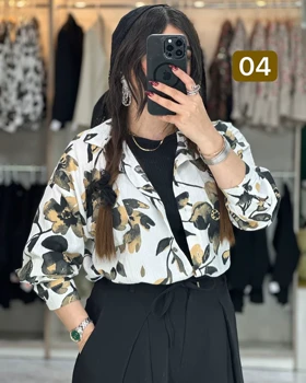 شومیز جلودکمه پلیسه