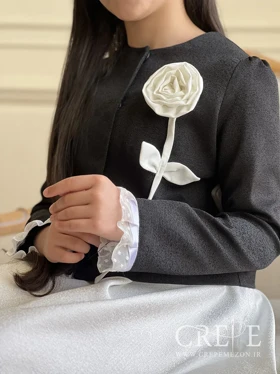 کت کراپ کتان لمه سرآستین تور