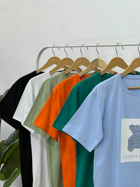 تیشرت پنبه نگین‌دار پاندا