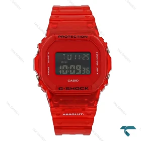 ساعت جی شاک DW5600 دیجیتالی قرمز GShock-8226-U