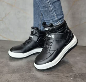 کفش دخترانه زمستانی سلین ساق‌دار