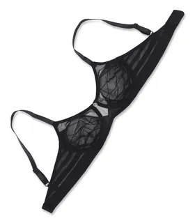 سوتین Neev نیو حریر و دانتل کد 845 مشکی Black