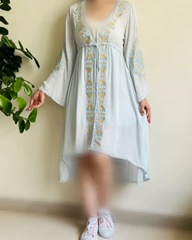 پیراهن خنک گلدوزی
