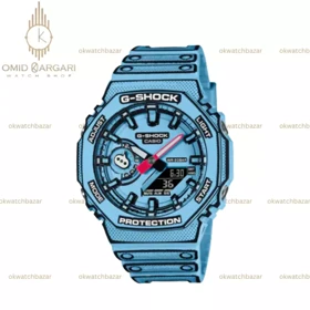 ساعت مچی کاسیو جی-شاک مانگا بند آبی Casio G-Shock 2100MNG