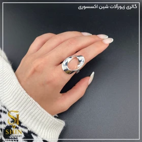 انگشتر زنانه ابکاری نقره کد az25