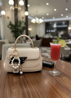 آویز کیف چارم جعبه دار coco perfume