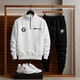 ست دورس و شلوارbmw مردانه طرح Mpower