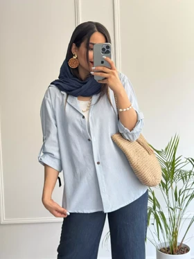 مانتو شومیزی راه راه ترندی