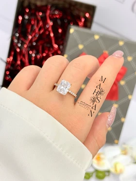 انگشتر زنانه تک نگین ژوپینگ