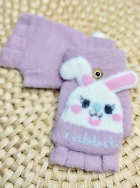 دستکش بچگانه موهر کلاهدار