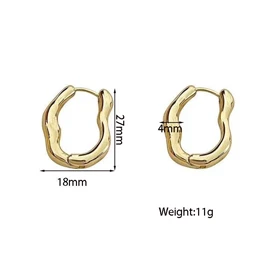 گوشواره مدرن طرح استیل