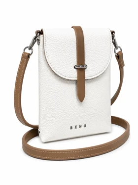 کیف موبایلی زنانه BENO کد 5139 (سفید)