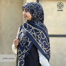 روسری نخ پنبه سارمو