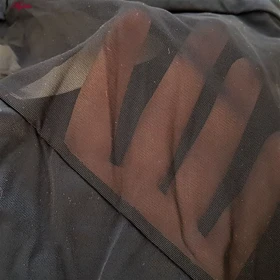 مایو زنانه مدل پددار یک تکه توری مشکی کد 3910-705