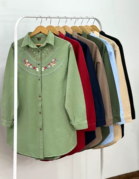 مانتو گلدوزی ساحل(ایراد دار)